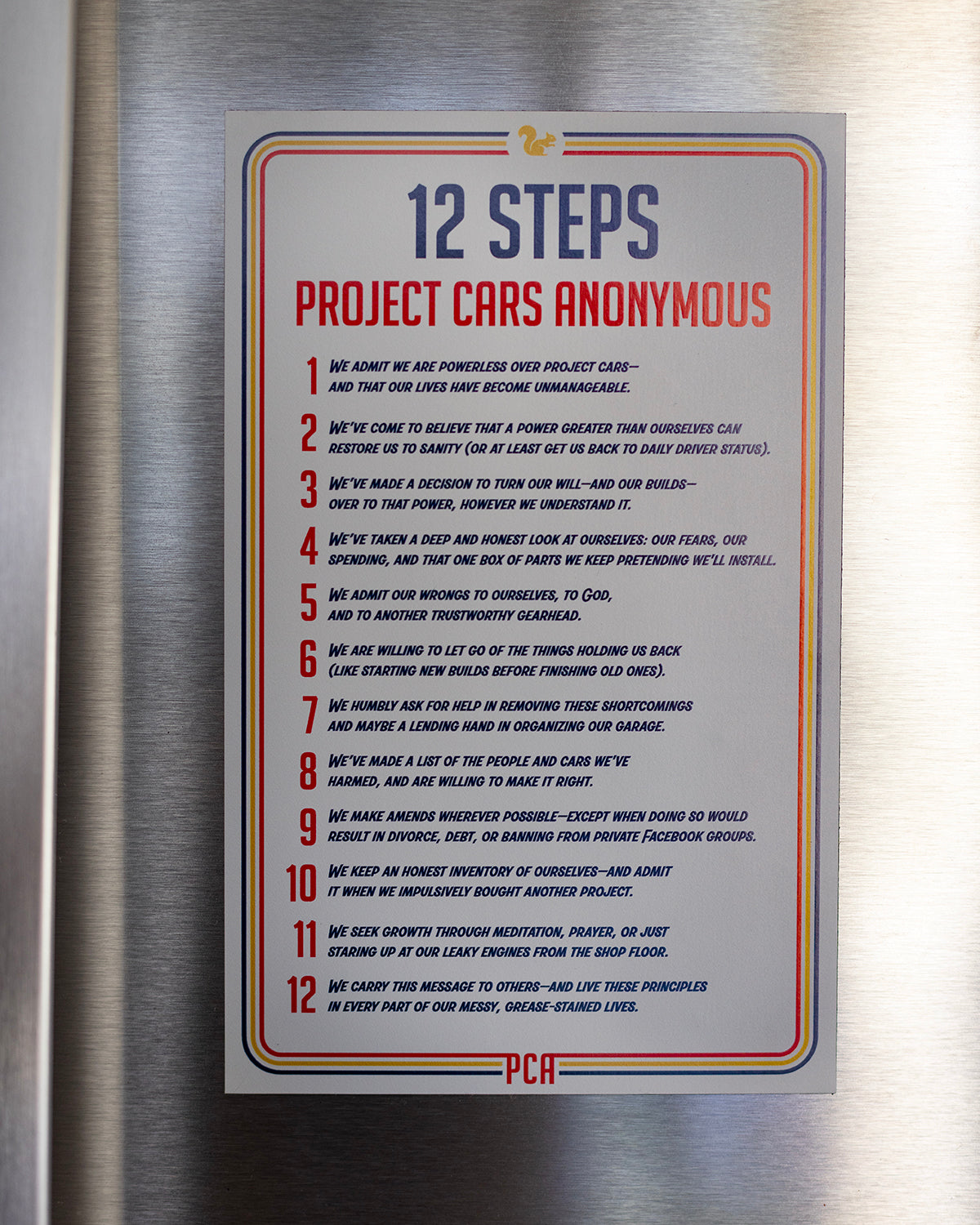12 Steps Magnet