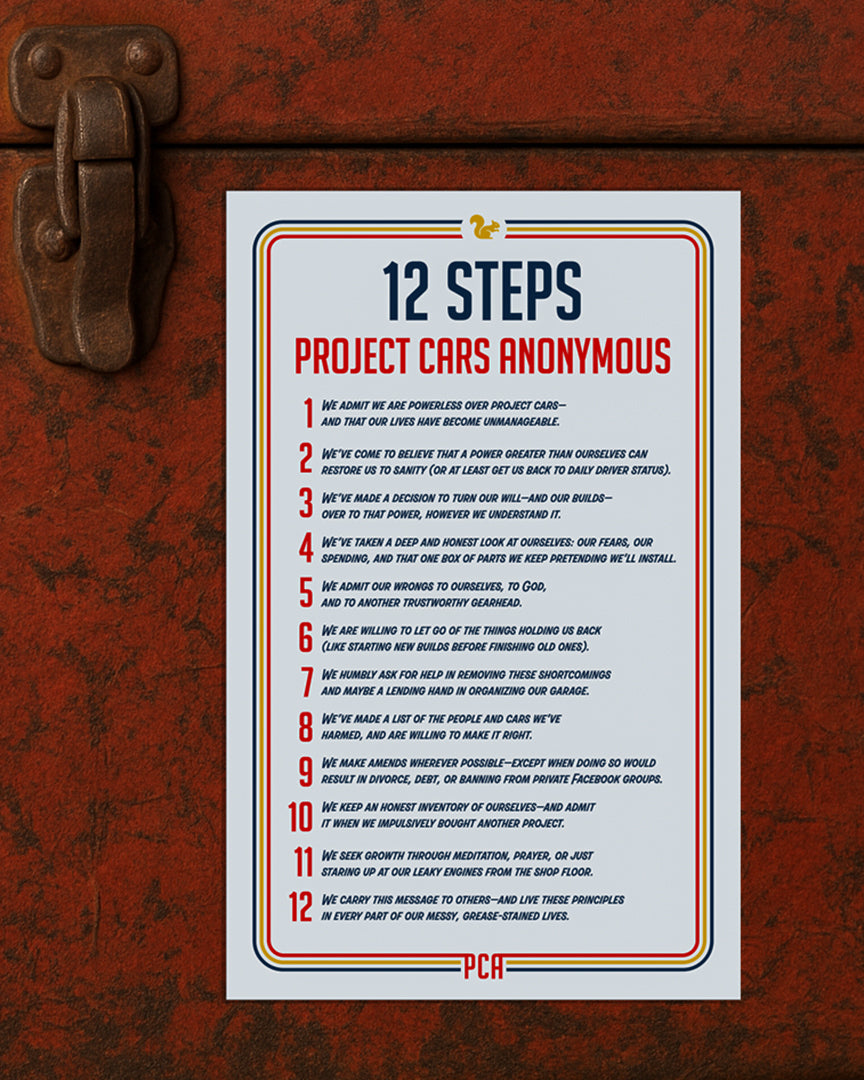 12 STEPS STICKER