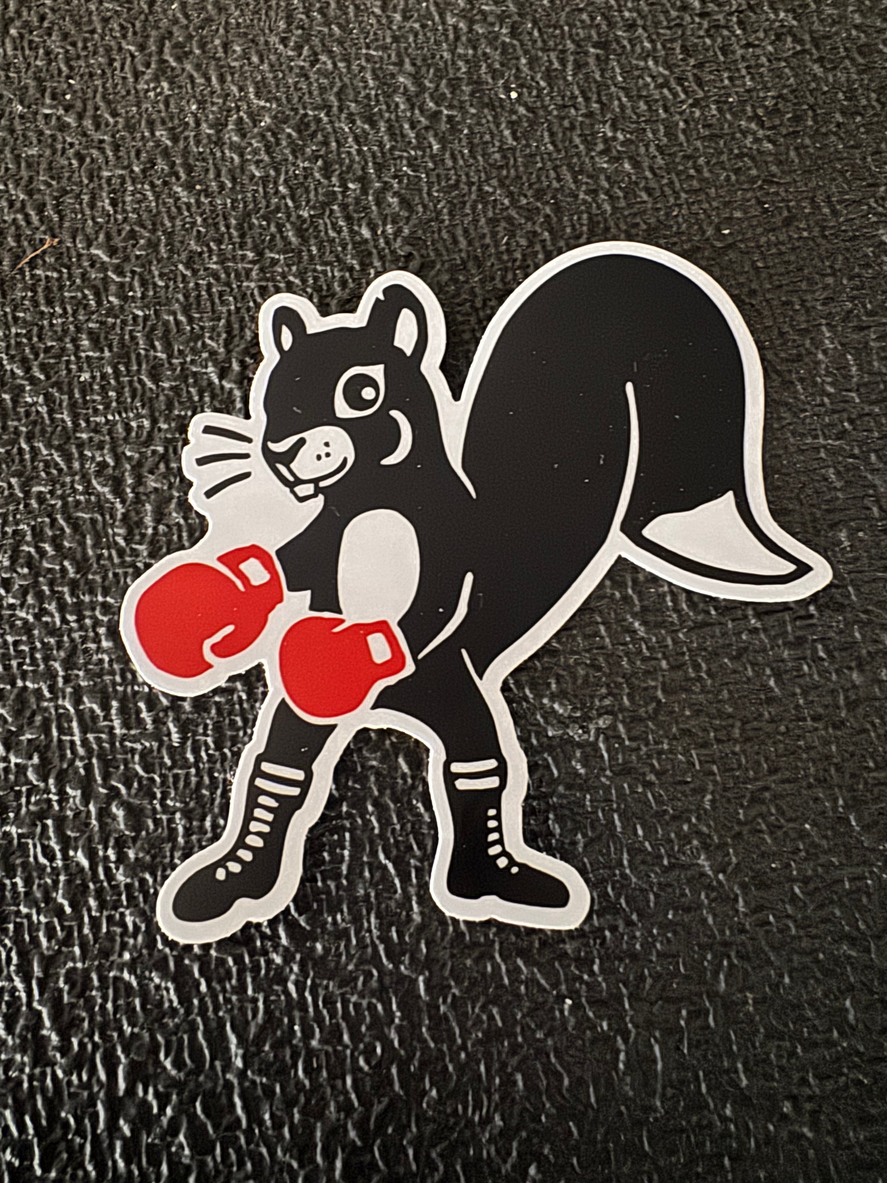 "Fighting Caritis"- PCA squirrel sticker