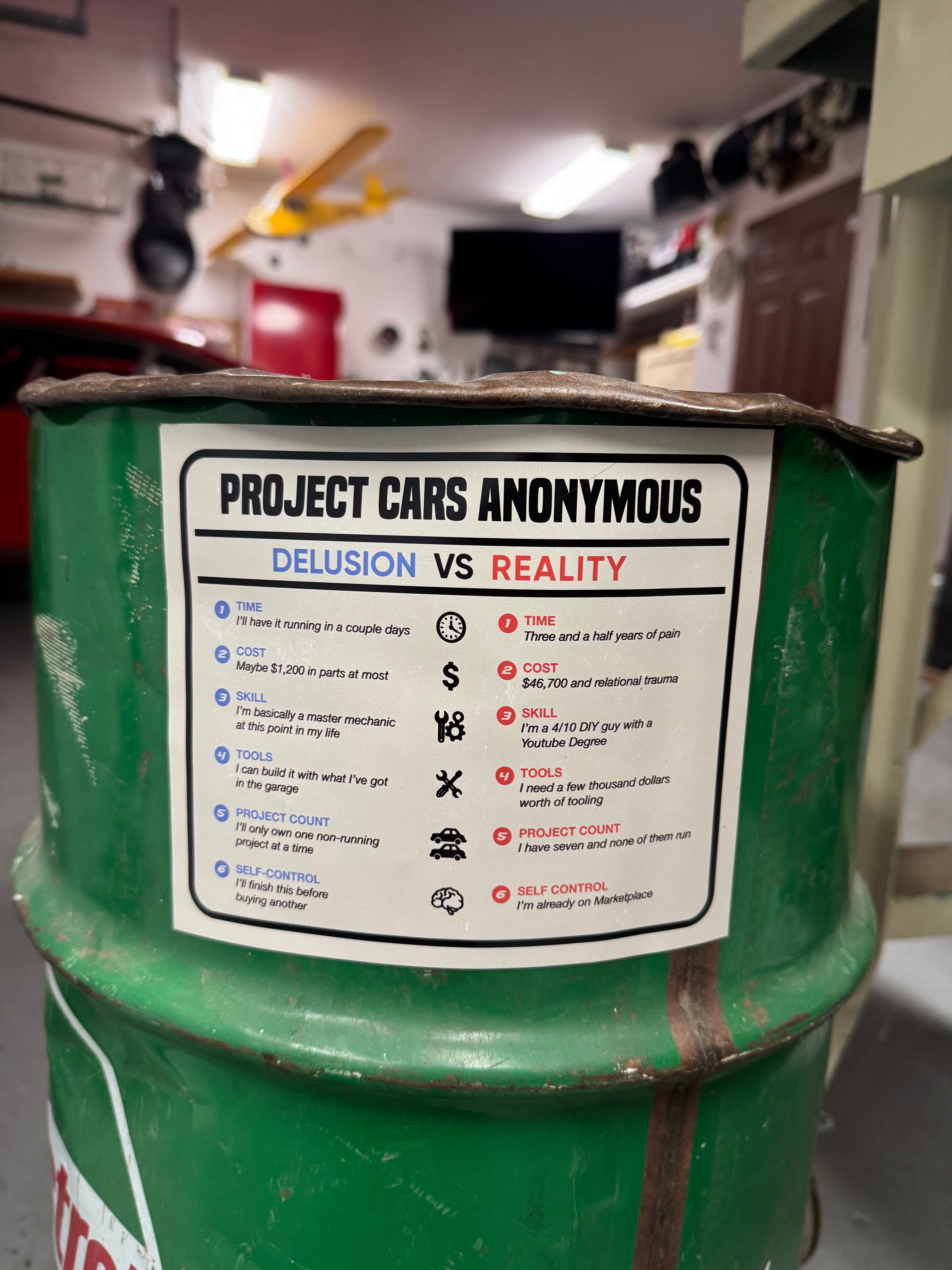 "Delusion vs Reality" Magnet