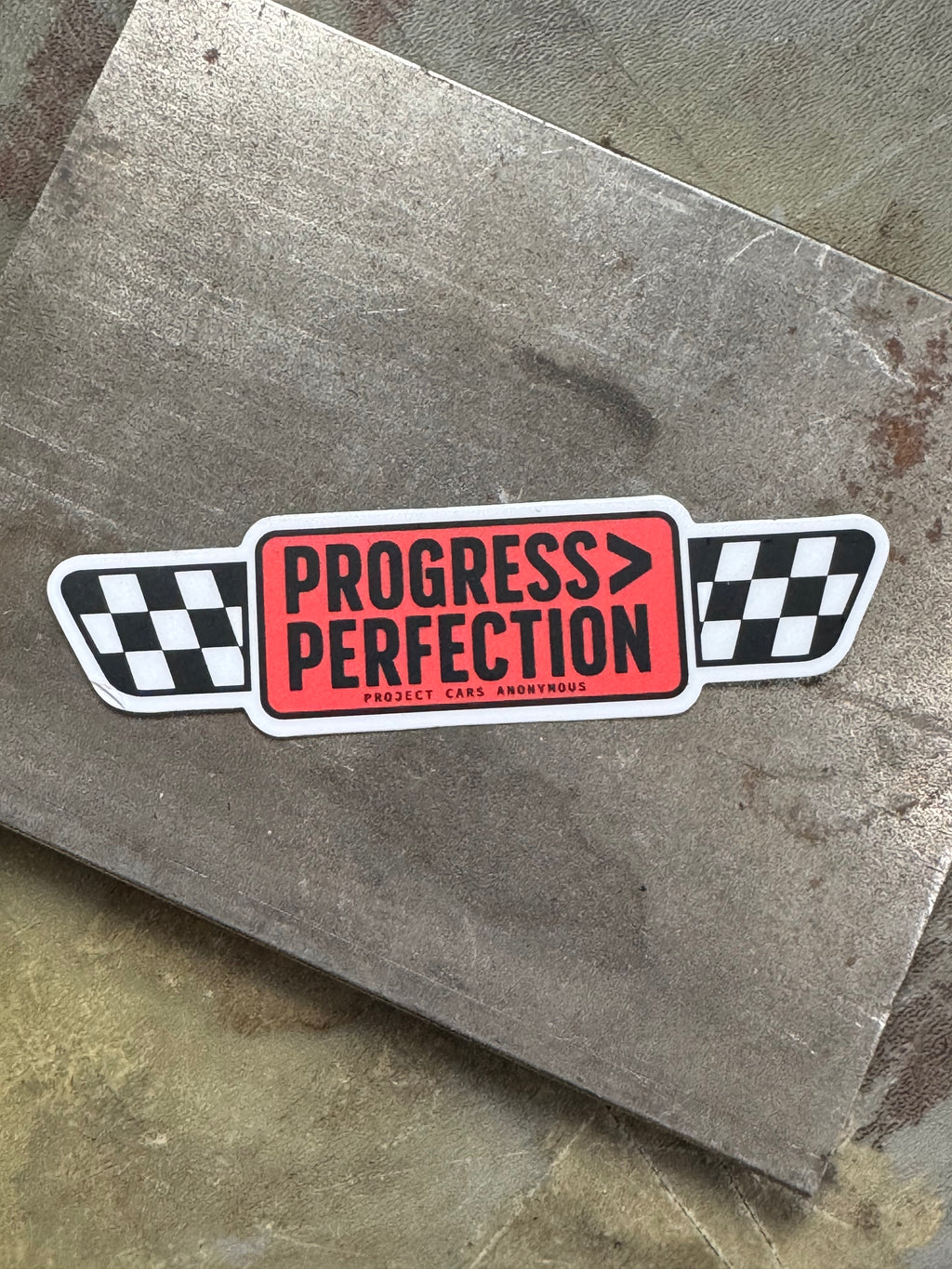 "Progress > Perfection" Sticker