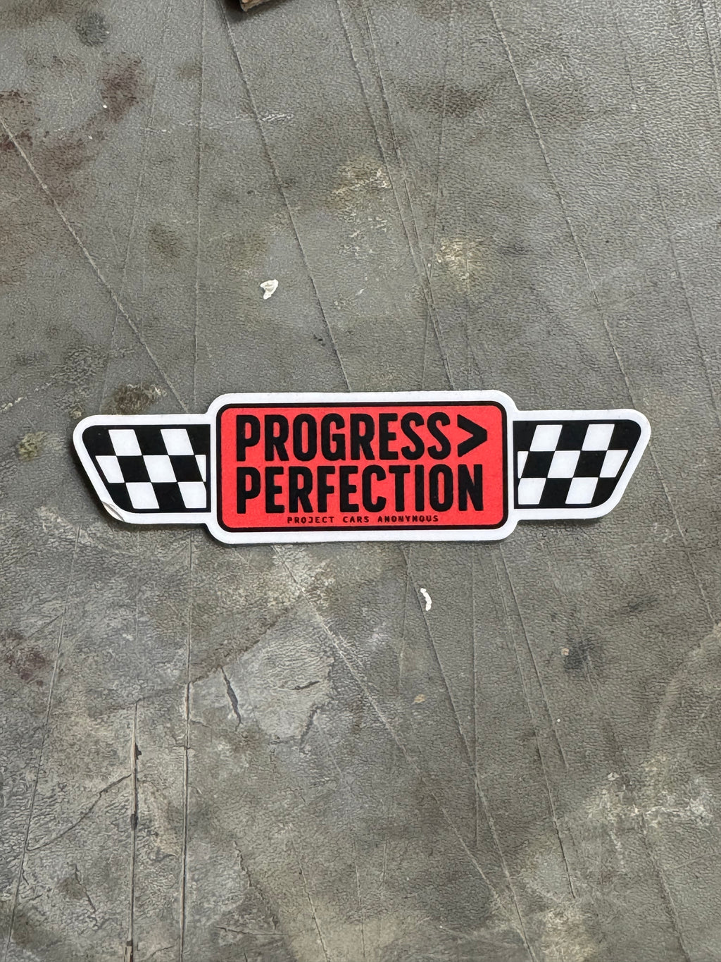 "Progress > Perfection" Sticker