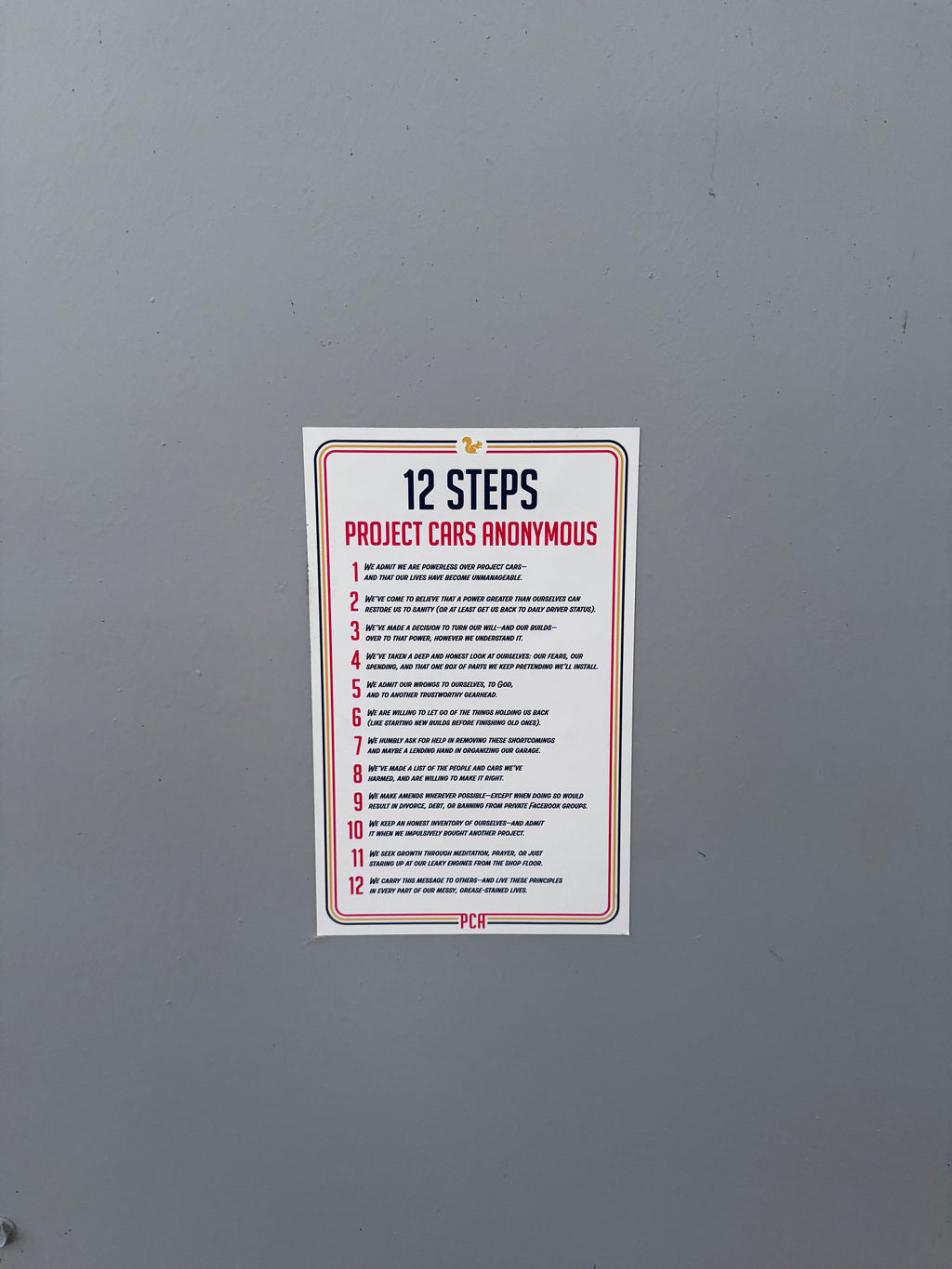 12 Steps Magnet