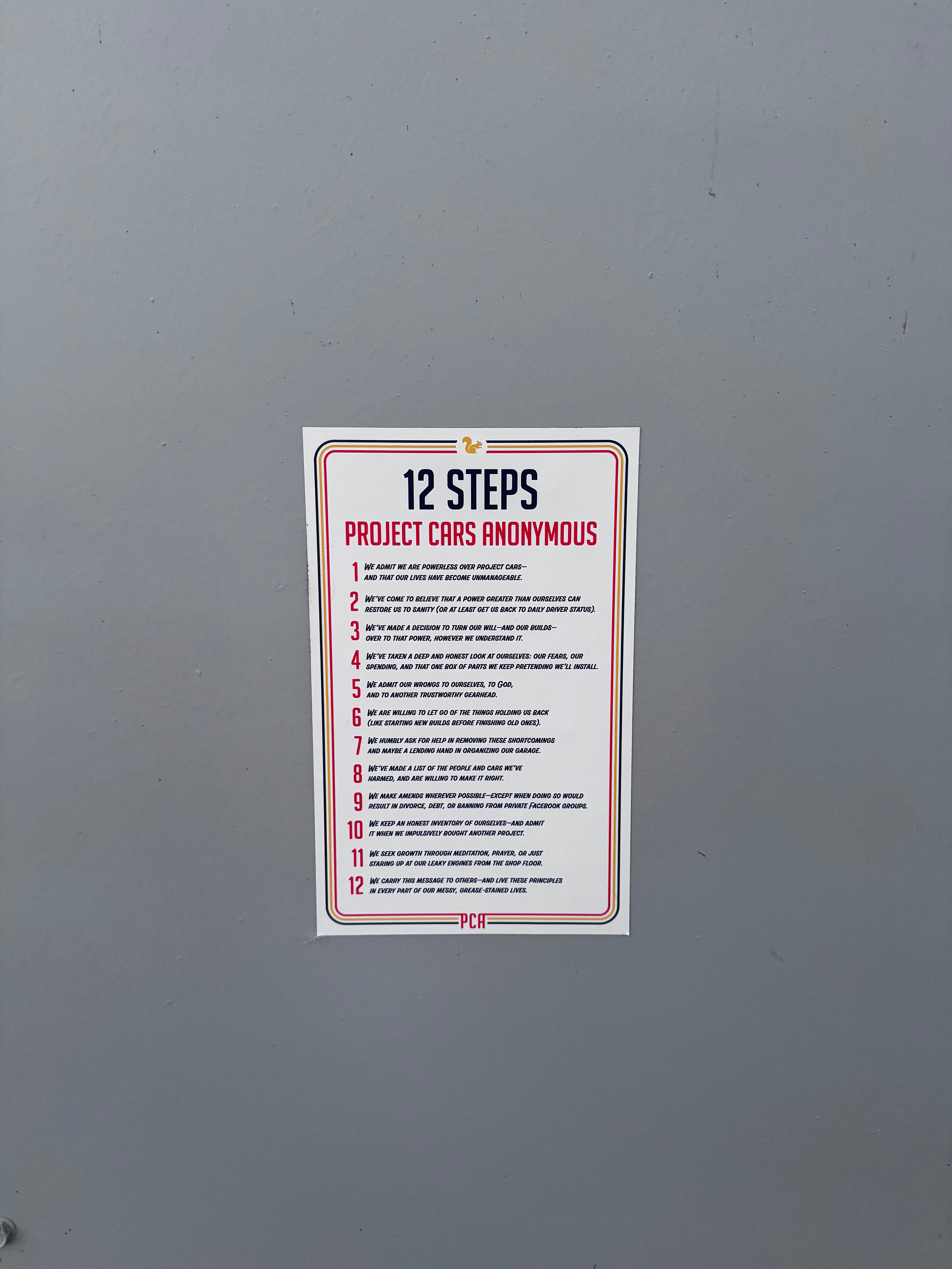 12 Steps Magnet
