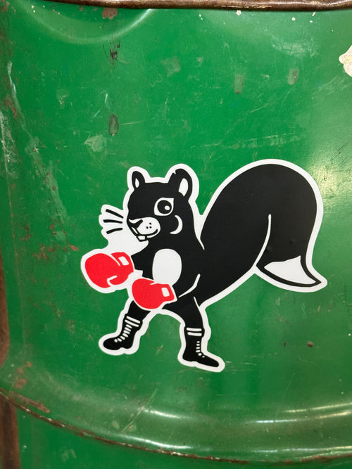 "Fighting Caritis"- PCA squirrel sticker